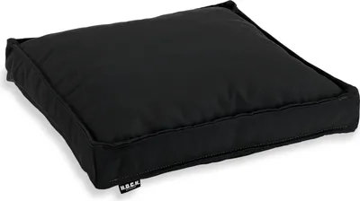 Produktbild von H.O.C.K. Classic Uni Outdoor Sitzkissen - 50x50x5cm Stuhlkissen für Draußen - Wetterfestes Polster Schwarz