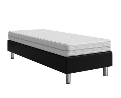 Obrázek produktu pro Čalouněná jednolůžková postel 120x200 NECHLIN 2 - černá