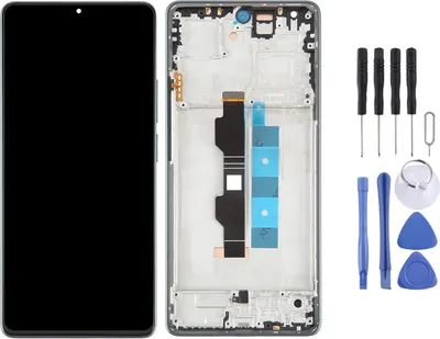 Produktbild von Für Xiaomi Redmi Note 13 Pro Display Full OLED mit Rahmen  Einheit Touch Ersatzteil Reparatur Schwarz