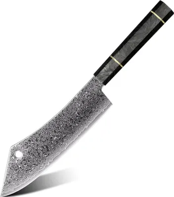 Zdjęcie produktu dla Nóż kuchenny Damaskowy TS-37454 - Cleaver/Czarny KP37454