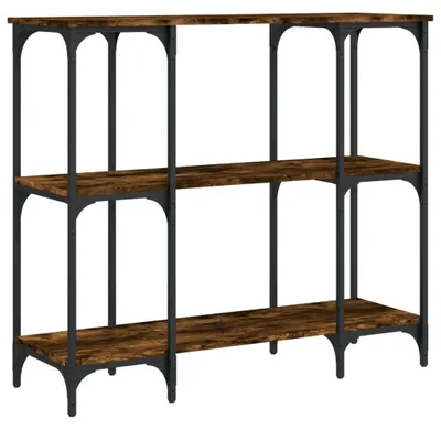 Obrázek produktu pro vidaXL Konzolový stolek Smoked Oak 102x35x90 cm Dřevěné konstrukce