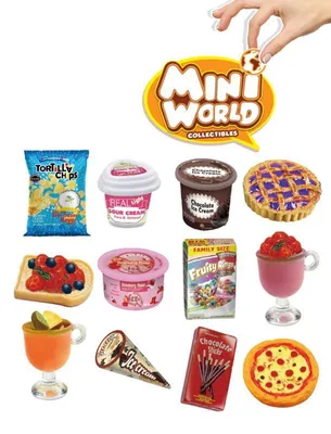 Produktbild von Wiky Mini World Miniatur Delikatessen für Puppenküche 1 Stück sortiert
