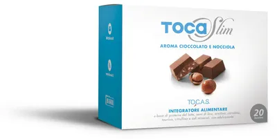Productafbeelding van TOCASLIM CHOCOLADE-EN NOOTJESSMAAK CREME, 20 zakjes van 18 gram