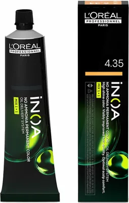 Produktbild von L'oreal Professionnel Inoa Permanentfarbe ohne Ammoniak, 4,35, 60 g