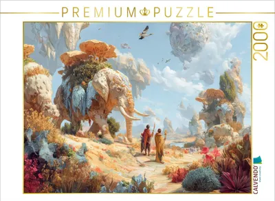 Produktbild von CALVENDO Puzzle Tierparadies | 2000 Teile Lege-Größe 90x67cm Foto-Puzzle für glückliche Stunden