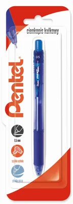 Zdjęcie produktu dla Cienkopis kulkowy Pentel EnerGel BLN105 0,5 mm niebieski 1 szt.