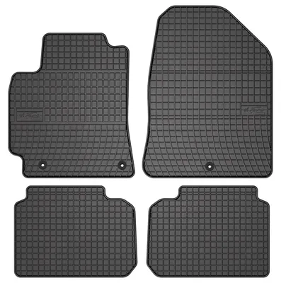 Immagine prodotto di Tappetini auto in gomma adatto per Hyundai Elantra VI (2016-2020, berlina) neri, set 4 pz, con fissaggi