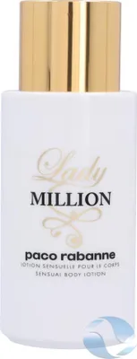 Produktbild von Rabanne Lady Million, Lotion, Frauen, Weichmachend, Jeder Hauttyp, 200 ml, Flasche