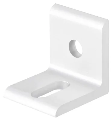 Produktbild von Innenwinkelverbinder - Aluminium-Winkelverbinder, 8 Stück - Langlebig und stabil - Weiß - Für Aluminiumprofile der 3030-Serie - Geeignet für 3D-Drucker