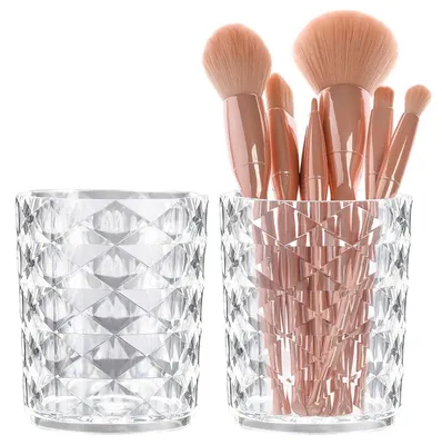 Productafbeelding van Set van 2 Acryl Make-up Borstelhouders
