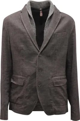 Produktbild von 0380AU giacca uomo GAZZARINI man linen/wool jacket grey