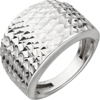 Produktbild von Gr. 56 Damen Ring breit 925 Sterling Silber mit Struktur Silberring