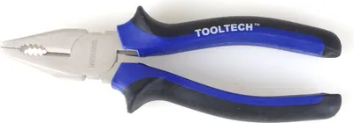 Produktbild von Kombizange 180mm Seitenschneider Einhandzange Kombinationszange Gummigriff