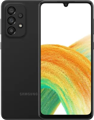 Produktbild von Samsung Galaxy A33 5G Enterprise Edition , 16,3 cm (6.4"), 1080 x 2400 Pixel, 6 GB, 128 GB, 48 MP, Schwarz