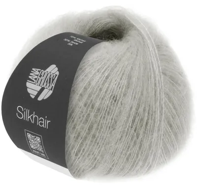 Produktbild von Lana Grossa SILKHAIR 25 g feines Lace-Garn aus Superkid-Mohair und Seide in 64 Farben 210 m Farbe 184 - Graubeige