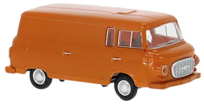 Image de Modèle réduit de Barkas B 1000, type camionnette, couleur orange foncé, année 1962.