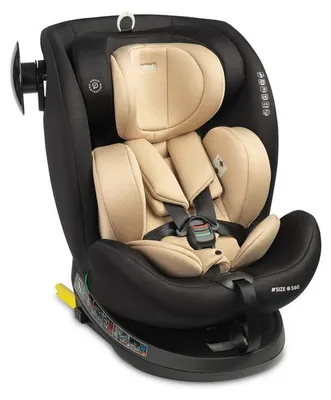 Caretero Commo i-Size Autokindersitz, Beige, 40–150 cm, mit ISOFIX