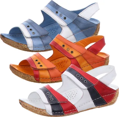 Produktbild von Gemini Damen Sandalen Sandaletten Slingback 032003-02, Größe:37 EU, Farbe:Blau