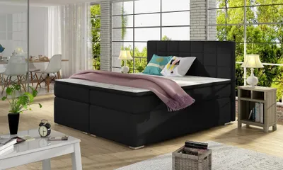 Obrázek produktu pro Kontinentální postel ARBOREN 140x200 - černá 1