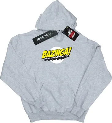 Produktbild von The Big Bang Theory - "Bazinga" Kapuzenpullover für Jungen BI3324 (140-146) (Grau)
