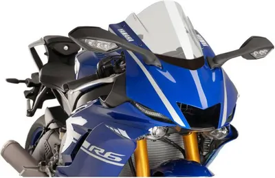 Zdjęcie produktu dla Przezroczysty ekran PUIG z-racing ABE zatwierdzony dla Yamahy