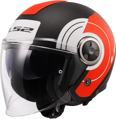 Produktbild von LS2 OF620 Classy Disko schwarz rot weiß matt M