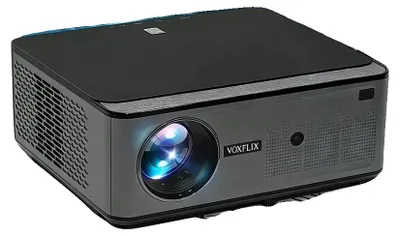 Image de Projecteur, Full HD 1080p, luminosité de 35 000 lumens, compatible avec la lecture 4K, fonction de mise au point automatique, écran de 300 pouces