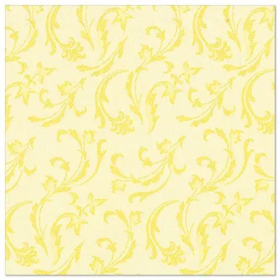 Produktbild von Servietten "ROYAL Collection" 1/4-Falz 40 cm x 40 cm gelb "Damascato"