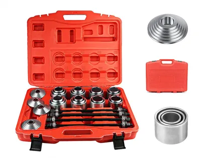 Productafbeelding van Lagertool voor Auto Reparatie - Universele Trek- en Drukhulzen - Draagtas