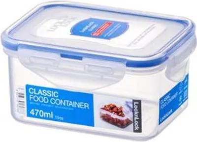Produktbild von Lock&Lock HPL807 Vorratsdose 470ml - Luft und Wasserdicht - rechteckig