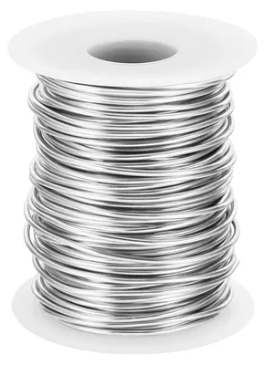 Aluminiumdraht 1,5 mm x 30 m für Basteln & Schmuck, silber