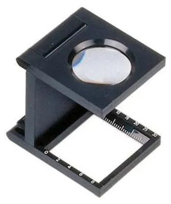 Produktbild von PRINZ 7549 Fadenzähler 5x, Durchmesser 23 mm, mit bikonvexer Leichtlinse