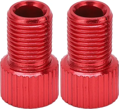 Produktbild von 2pcs/Set Presta zum Schrader -Fahrradventilwandler Verschleißversicherer Mountainbike -Pumpen -Adapterred