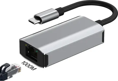 Obrázek produktu pro INF Adaptér USB-C na Gigabit Ethernet s 3portovým rozbočovačem