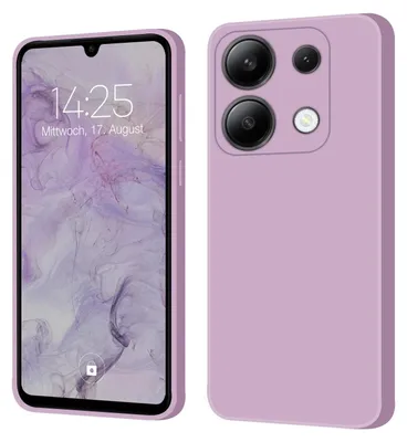 Produktbild von Hülle für Xiaomi Redmi Note 13 Pro 5G Case Cover Bumper Smartphone Softgrip Schutzhülle Farbe: Lila