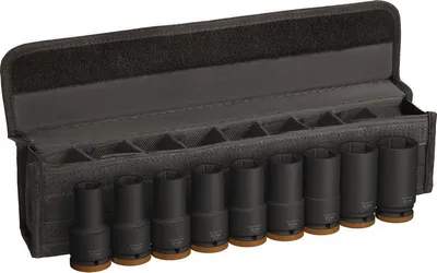 Produktbild von PRO Impact Steckschlüsselsatz Set, 3/4", tief, 9-tlg.