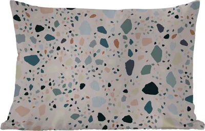Produktbild von MuchoWow® Outdoor Kissen - Marmor - Steine - Muster - 50x30 cm - Wetterfest - Lounge Kissen - Sofa kissen - Wohnzimmer Dekoration
