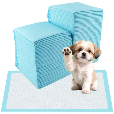 Immagine prodotto di Set di 100 tappetini assorbenti per cani, dimensioni 33 x 45 cm