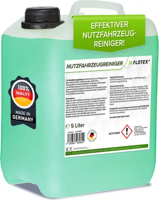 Produktbild von Flotex Nutzfahrzeugreiniger 5L Aktiv Reiniger Nutzfahrzeuge Planen LKW und KFZ