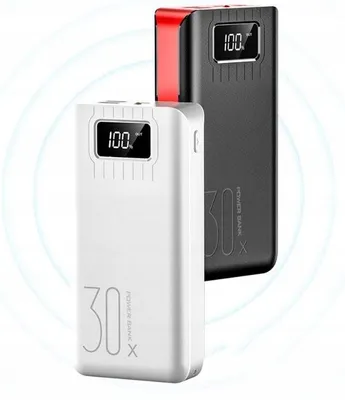 Produktbild von Powerbank Schnellladung 30000 mAh 22,5 W Display USB-C Taschenlampe 5 V
