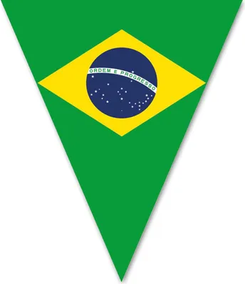 Produktbild von Flag garland 5m 10 flags Brazil