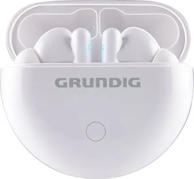 Produktbild von Grundig Kopfhörer Kabellos Bluetooth True Wireless Sport Earbuds - Headset Bis zu 9 Stunden Spielzeit - USB-C Schnellladung - Bequemer Sitz - Weiß