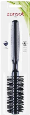 Obrázek produktu pro Zansot kulatý kartáč na vlasy prům. 25 mm, černý, vyrobeno v Řecku