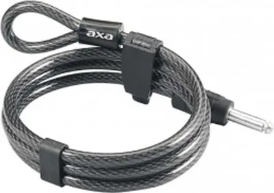 Produktbild von AXA 59501595SC Einsteckkabel RLE für Defender Kabellänge 150cm,Ø10mm,inkl. Klickhalter, schwarz/grau