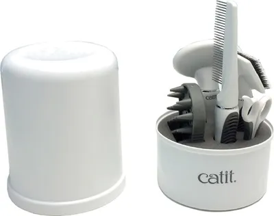 Produktbild von Catit Bürsten-Set für kurzhaarige Katzen