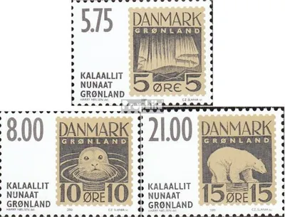 Produktbild von Briefmarken Dänemark - Grönland 2001 Mi 371-373 (kompl.Ausg.) postfrisch HAFNIA