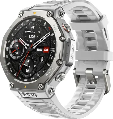 Zdjęcie produktu dla Amazfit T-Rex 3 3,81 cm (1,5") AMOLED Digital 480 x 480 pikseli Ekran dotykowy Stal nierdzewna GPS (satelitarny)