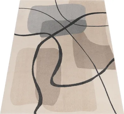 Image de Tapis de salon Motif abstrait Géométrique Arc Taille 120x170 cm