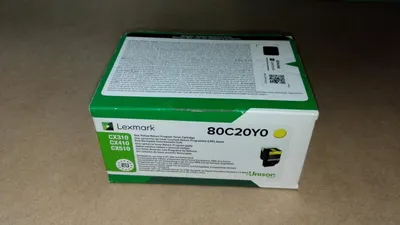 Produktbild von Lexmark 802Y, 1000 Seiten, Gelb, 1 Stück(e)
