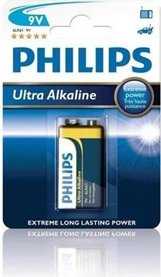 Image de Pile Philips 9V ExtremeLife+, alcaline - 1pc